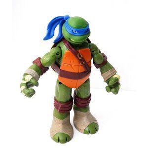 2012 Viacom Playmates Teenage Mutant Ninja Turtles Action Figure Leonardo 10"